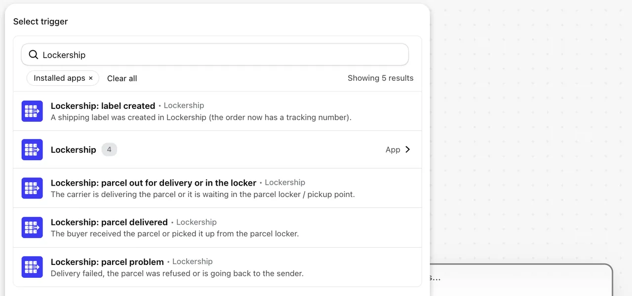 Automatizuokite siuntų įvykius su Shopify Flow
